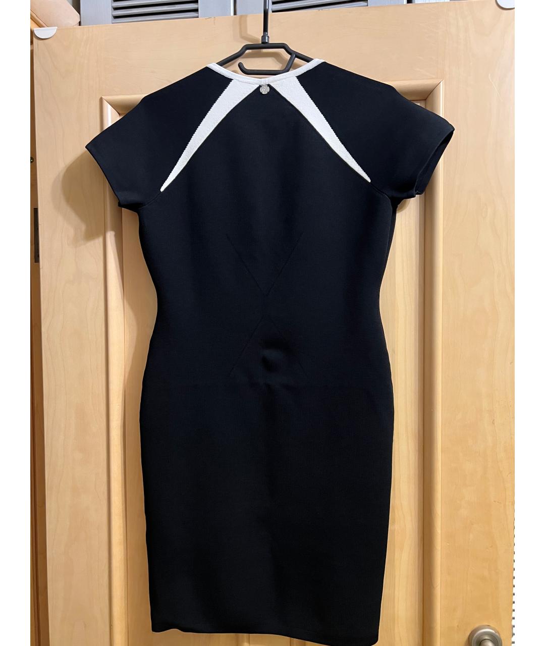 VERSACE COLLECTION Черное повседневное платье, фото 2