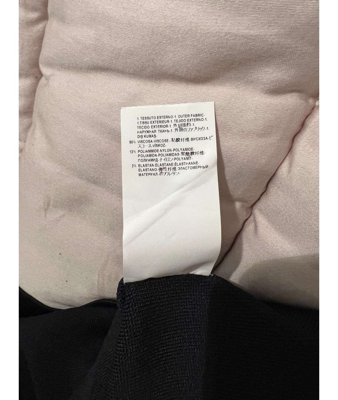 VERSACE COLLECTION Черное повседневное платье, фото 7