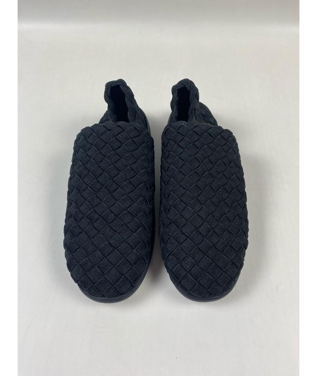 BOTTEGA VENETA Черные текстильные слипоны, фото 3
