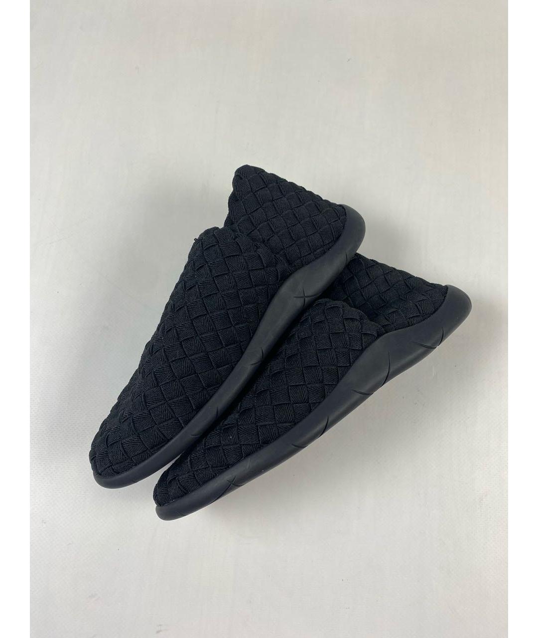 BOTTEGA VENETA Черные текстильные слипоны, фото 8