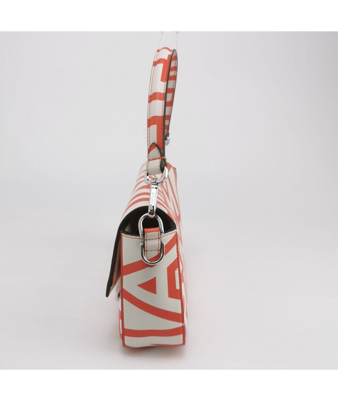 FENDI Красная кожаная сумка через плечо, фото 2