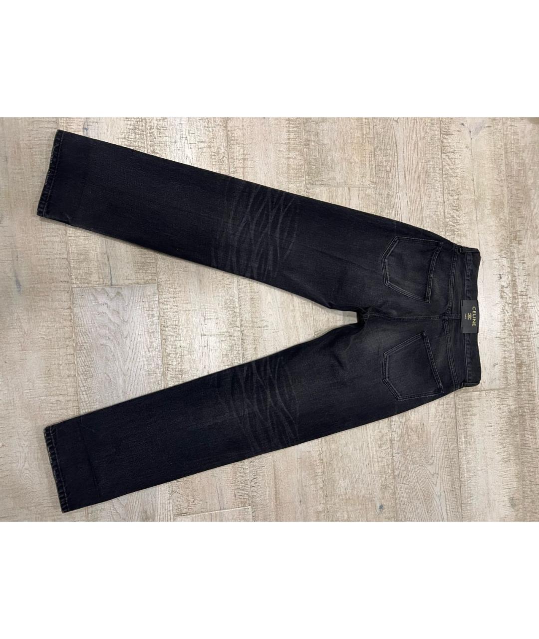 CELINE Черные прямые джинсы, фото 2