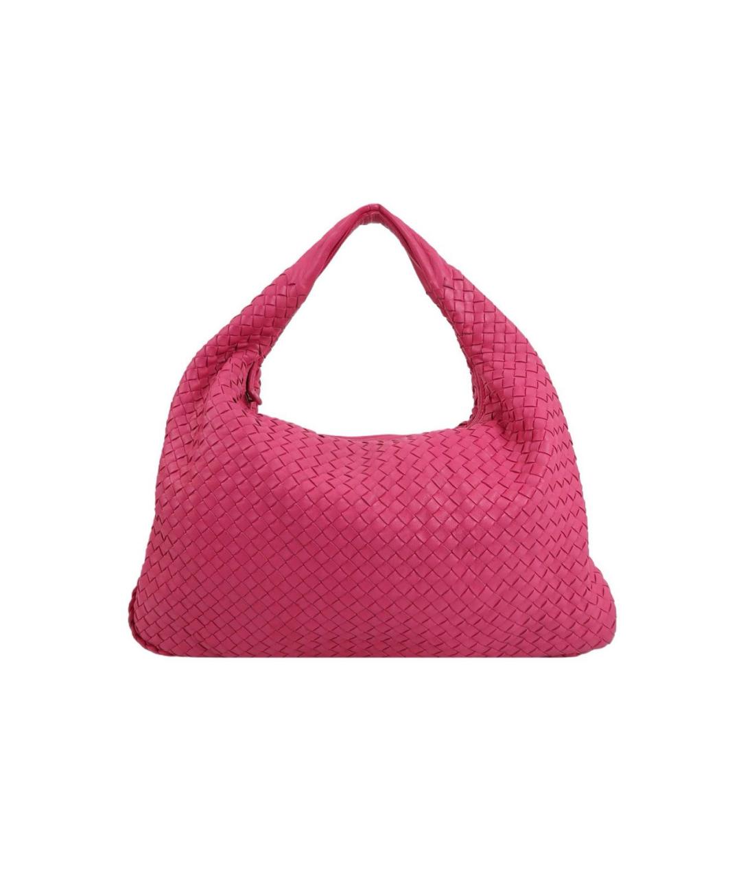 BOTTEGA VENETA Розовая кожаная сумка тоут, фото 1