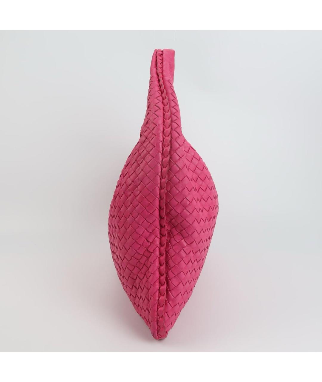 BOTTEGA VENETA Розовая кожаная сумка тоут, фото 3