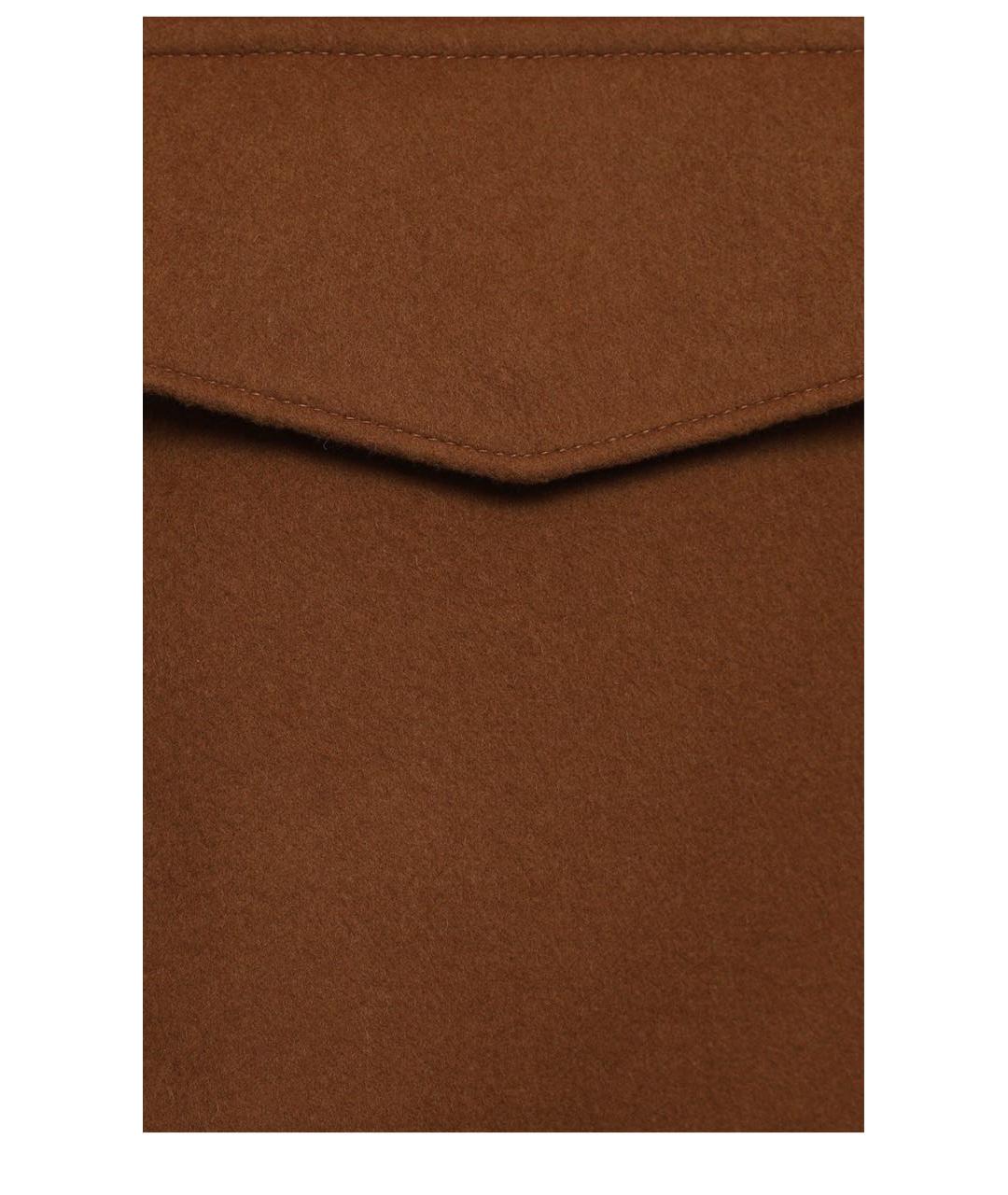 LORO PIANA Коричневая шерстяная куртка, фото 3