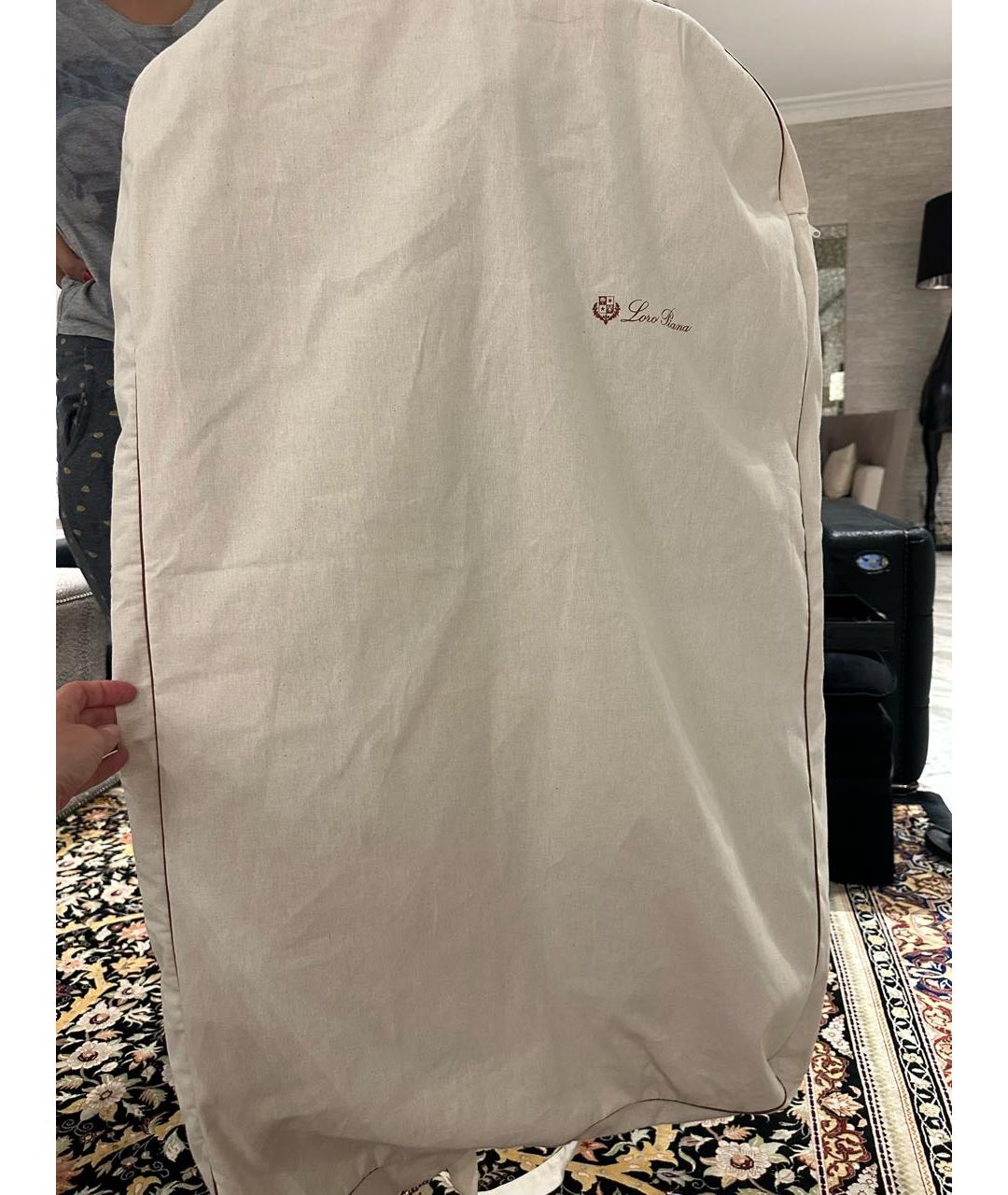 LORO PIANA Коричневая шерстяная куртка, фото 7