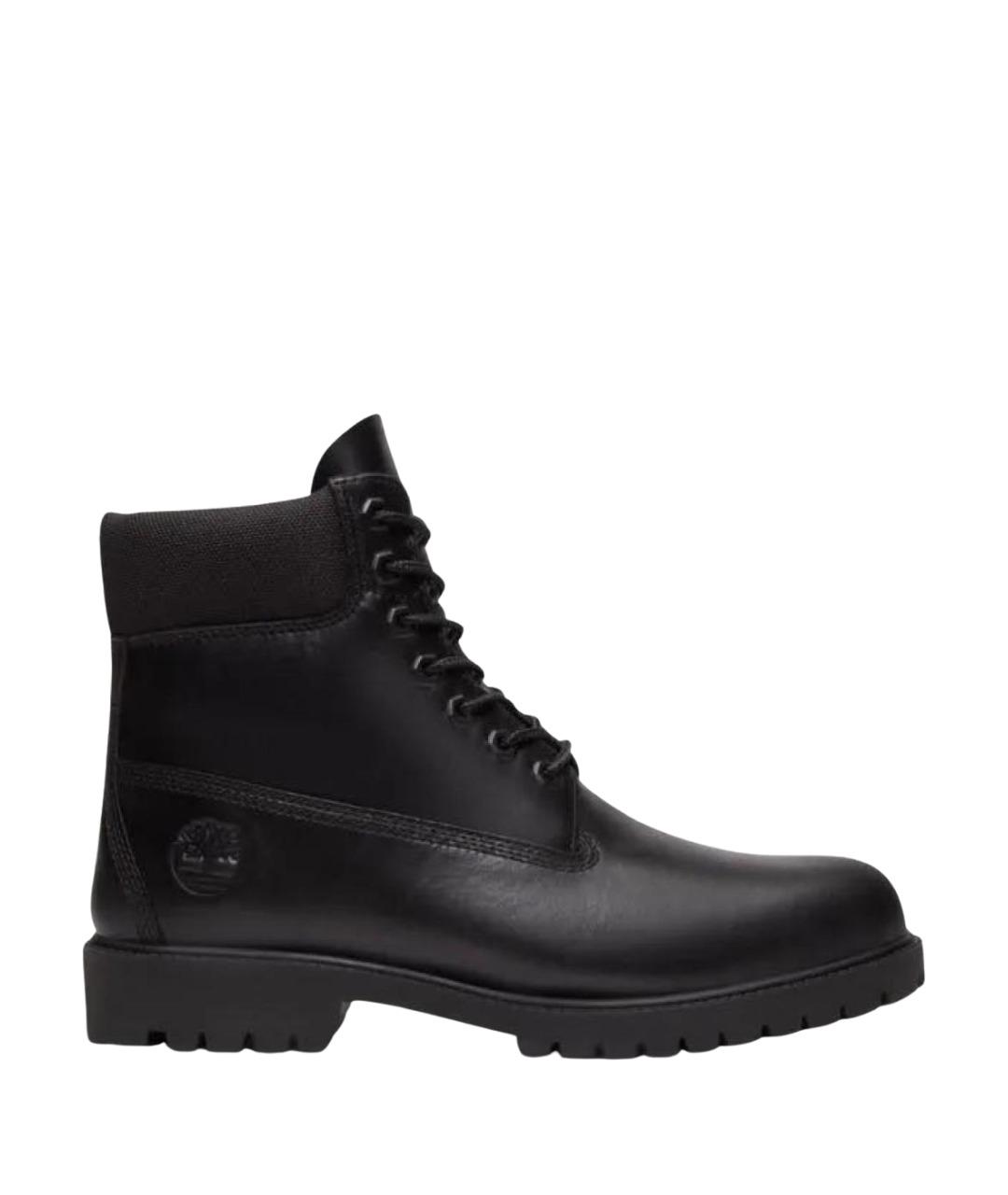 TIMBERLAND Черные высокие ботинки из искусственной кожи, фото 1