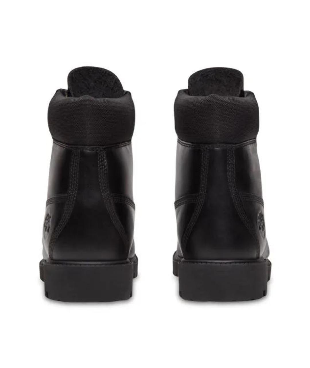 TIMBERLAND Черные высокие ботинки из искусственной кожи, фото 4