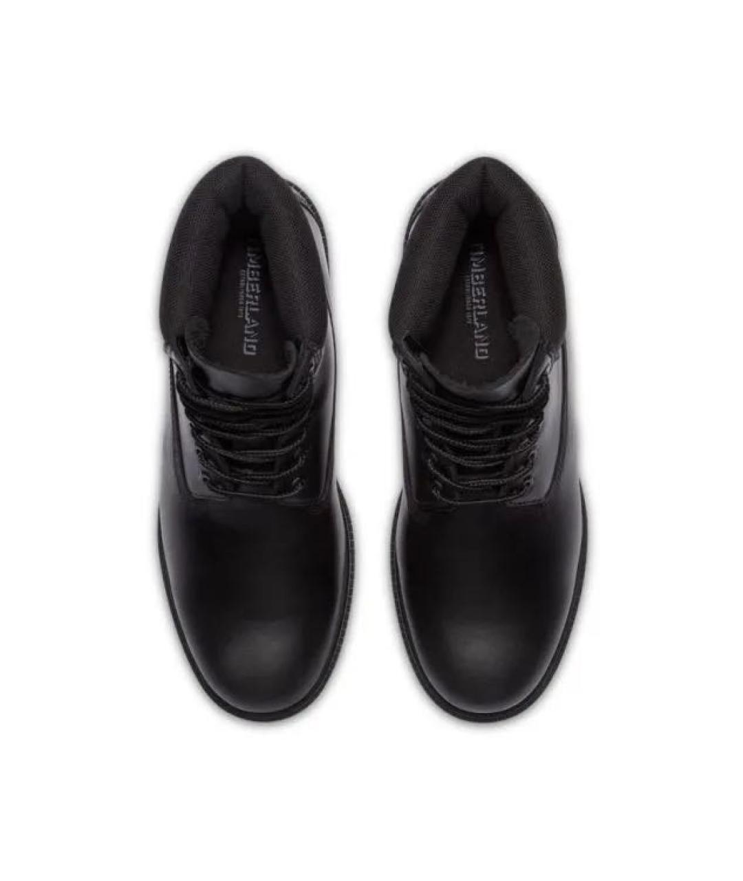 TIMBERLAND Черные высокие ботинки из искусственной кожи, фото 3