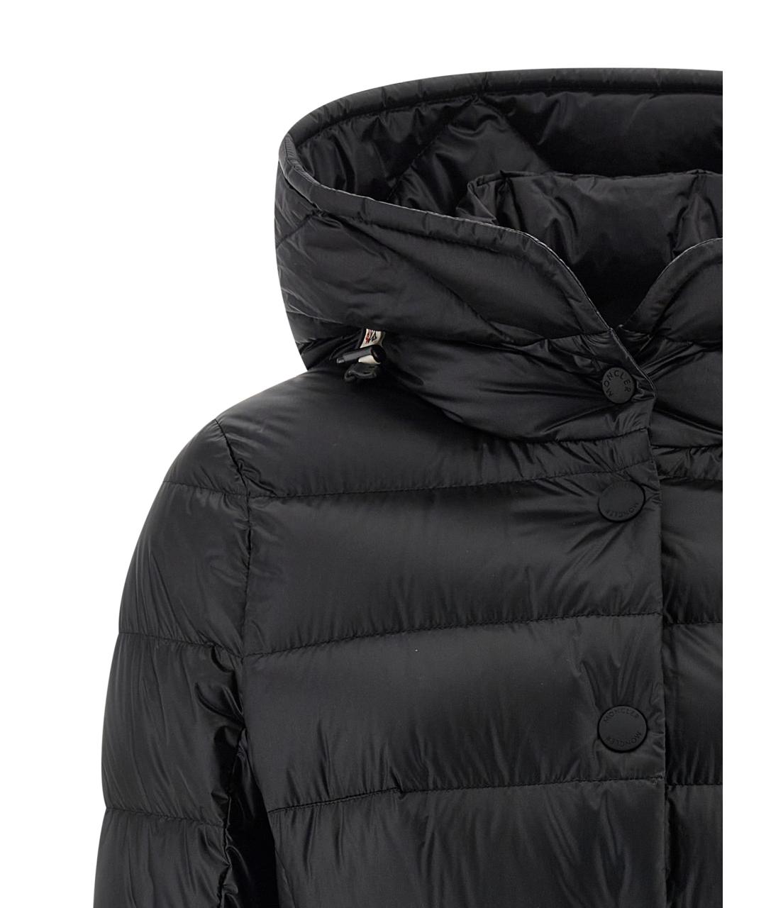 MONCLER GRENOBLE Черный полиамидовый пуховик, фото 3