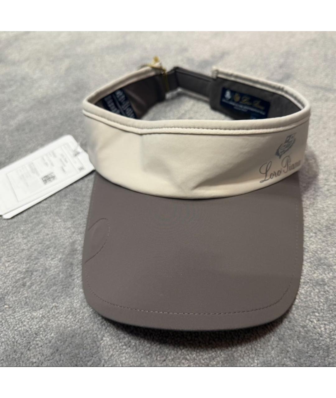 LORO PIANA Бежевая кепка, фото 6