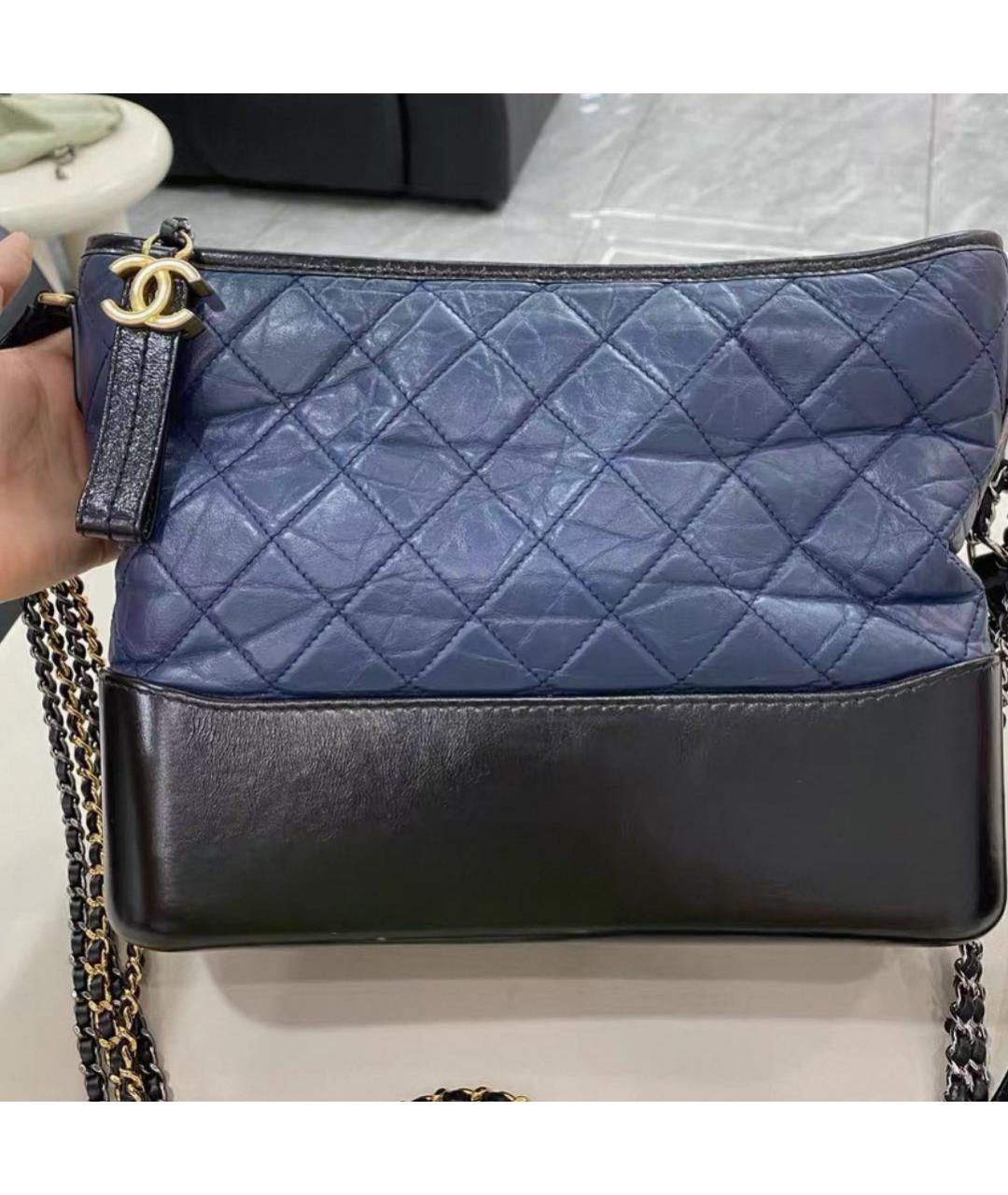 CHANEL Синяя сумка через плечо, фото 2
