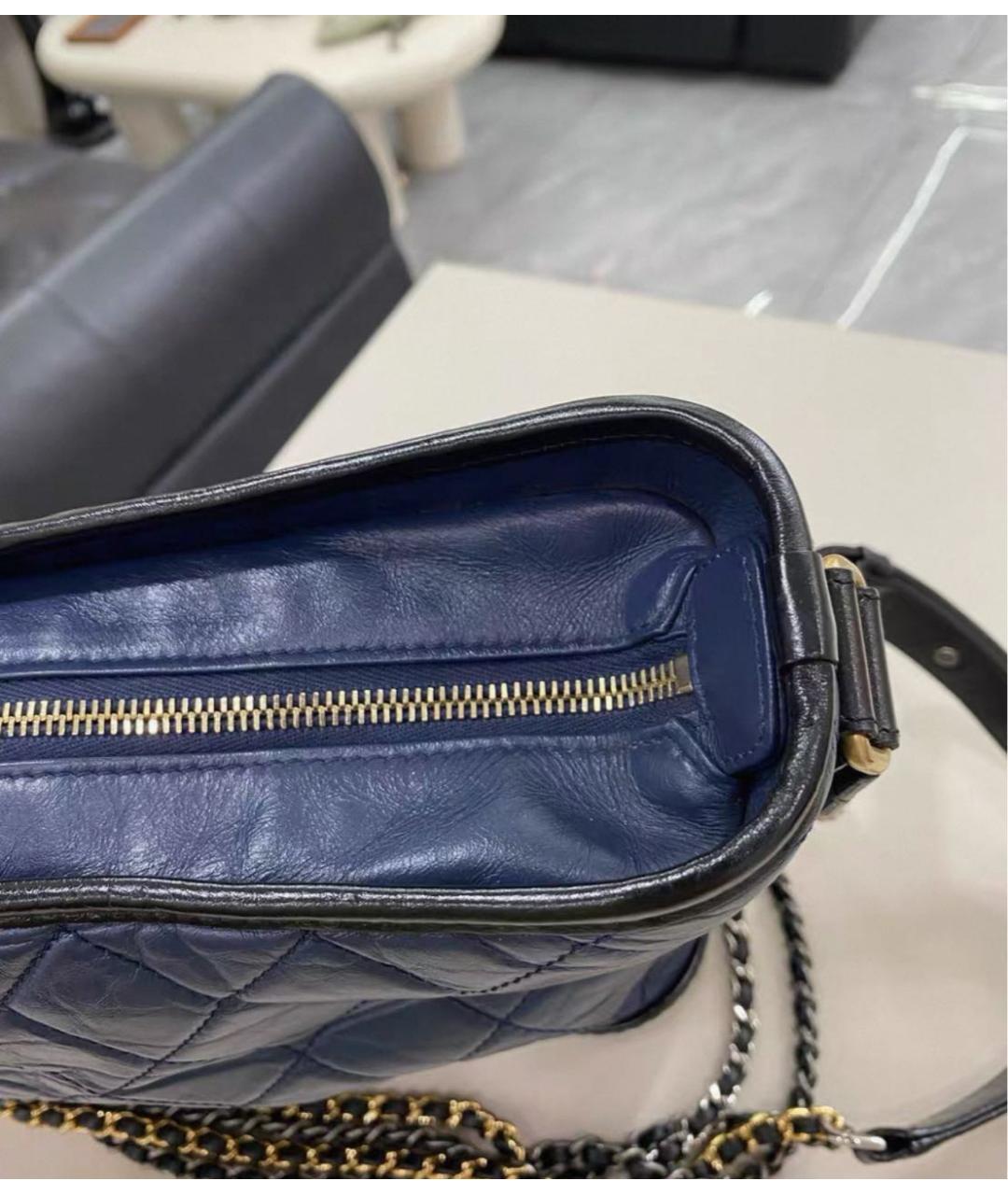 CHANEL Синяя сумка через плечо, фото 5