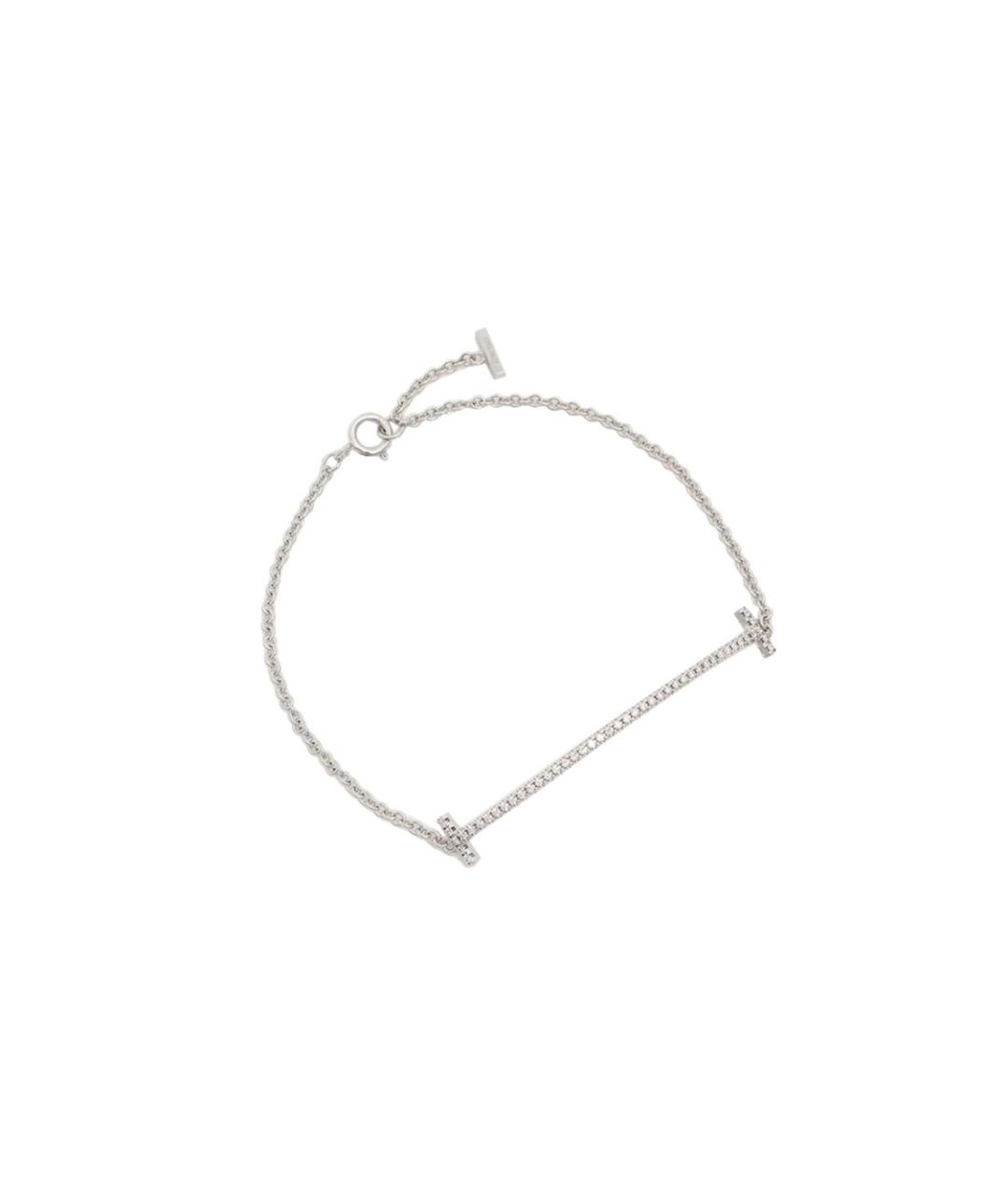 TIFFANY&CO Серебрянный браслет из белого золота, фото 1