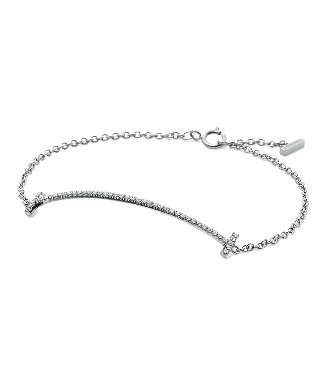 TIFFANY&CO Серебрянный браслет из белого золота, фото 2
