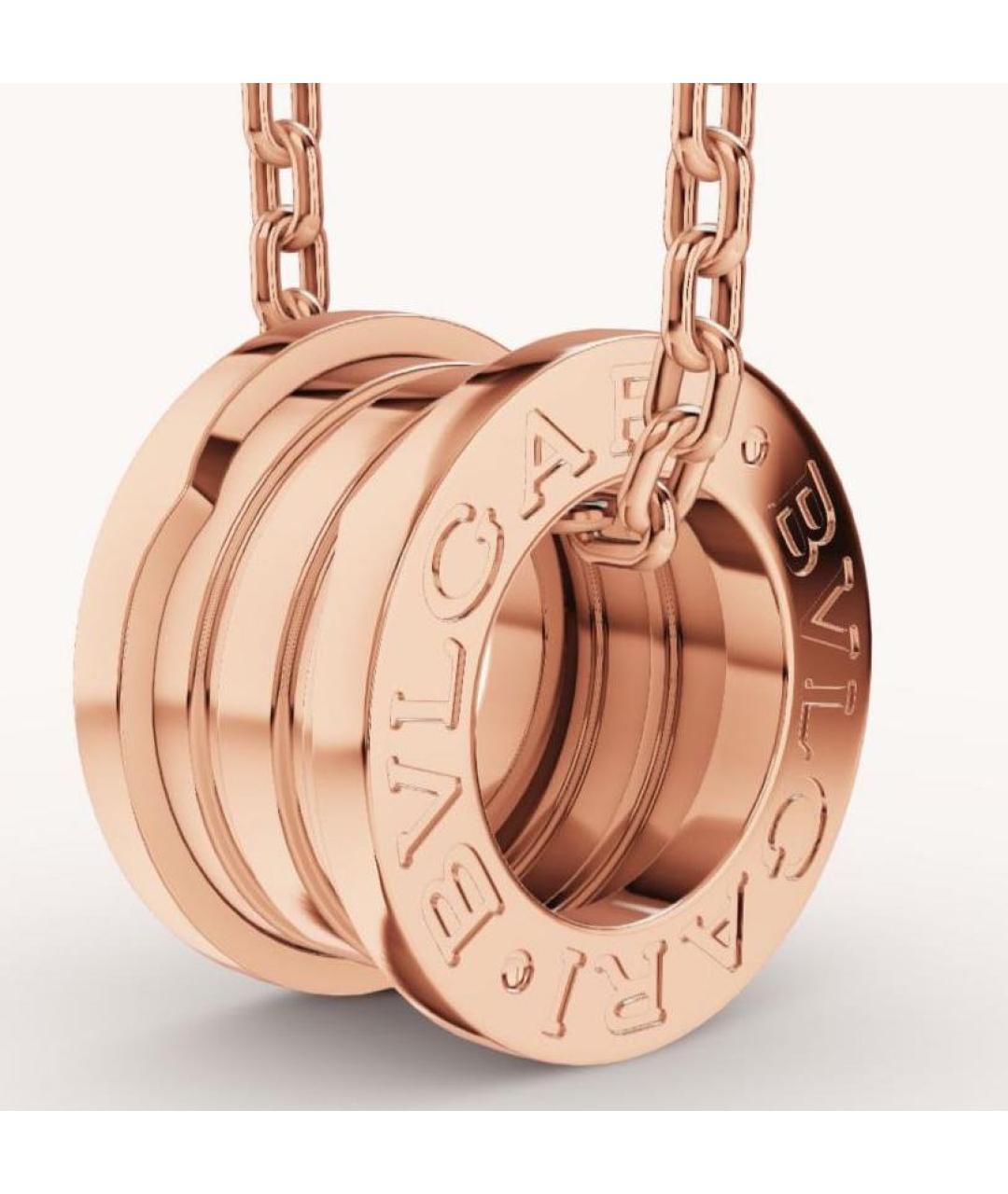 BVLGARI Золотая подвеска из розового золота, фото 4