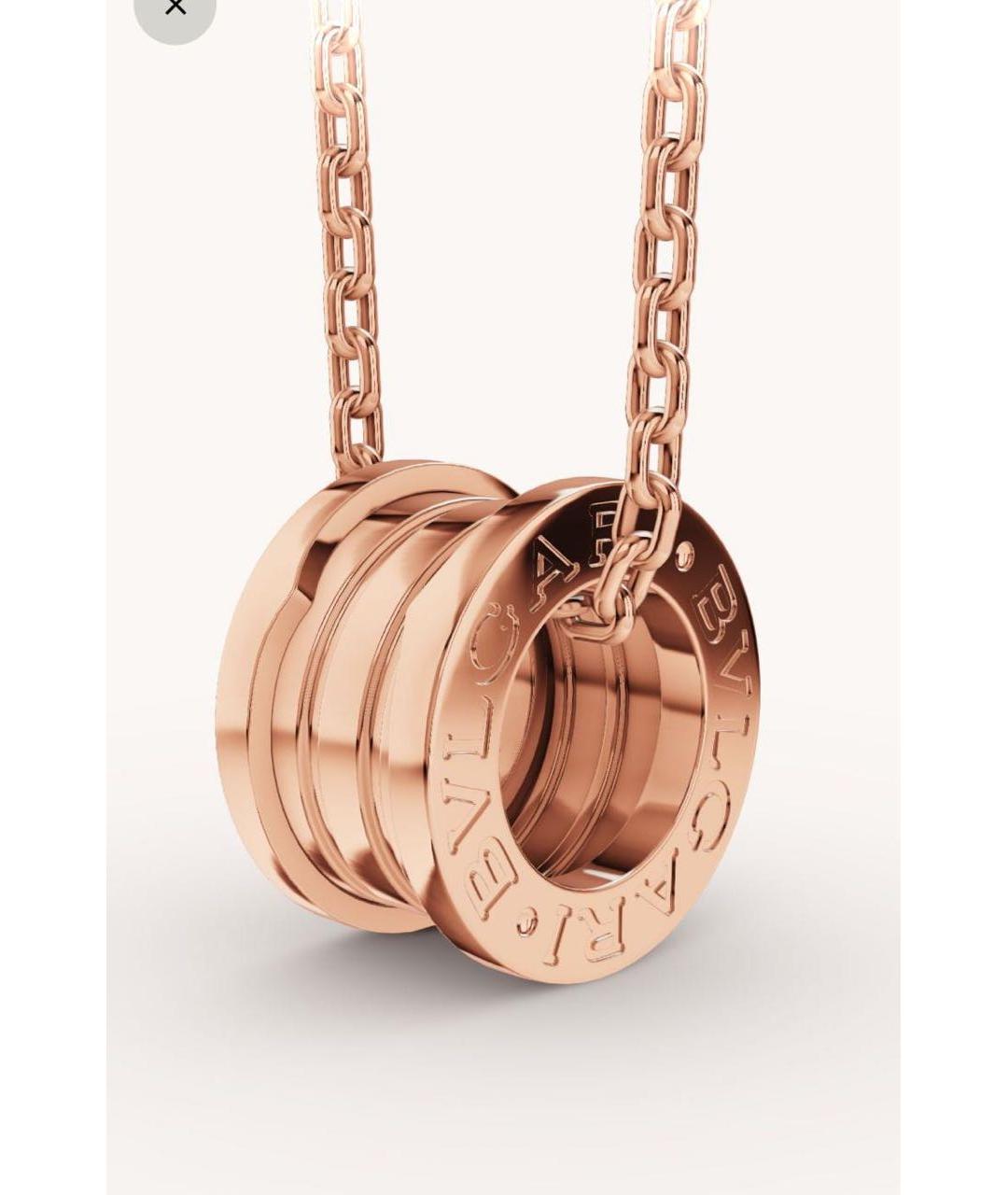 BVLGARI Золотая подвеска из розового золота, фото 5