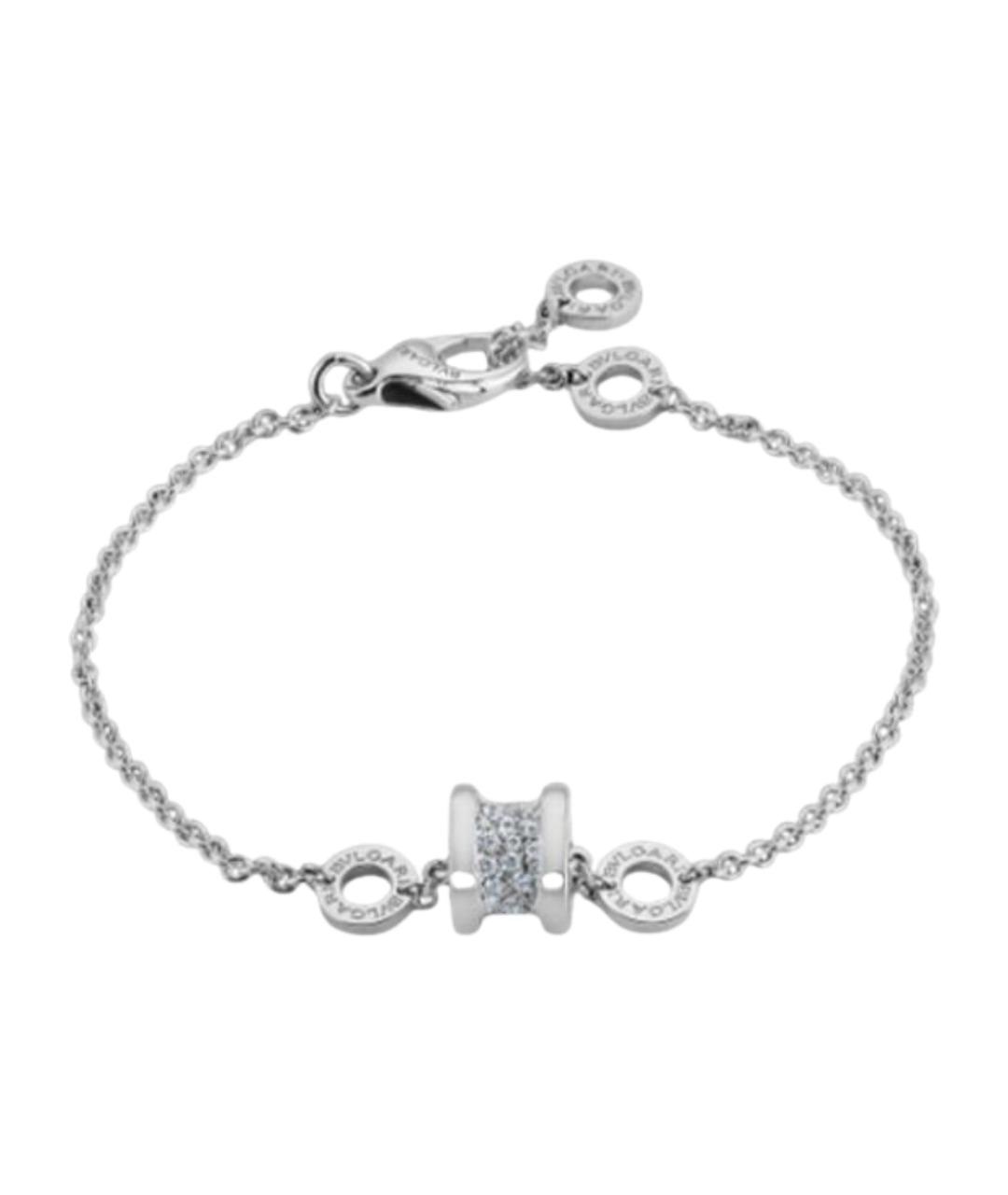 BVLGARI Серебрянный браслет из белого золота, фото 1