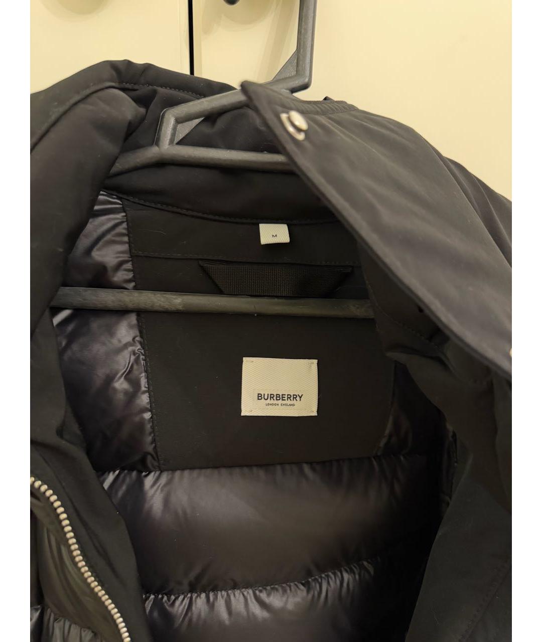 BURBERRY Темно-синий пуховик, фото 3