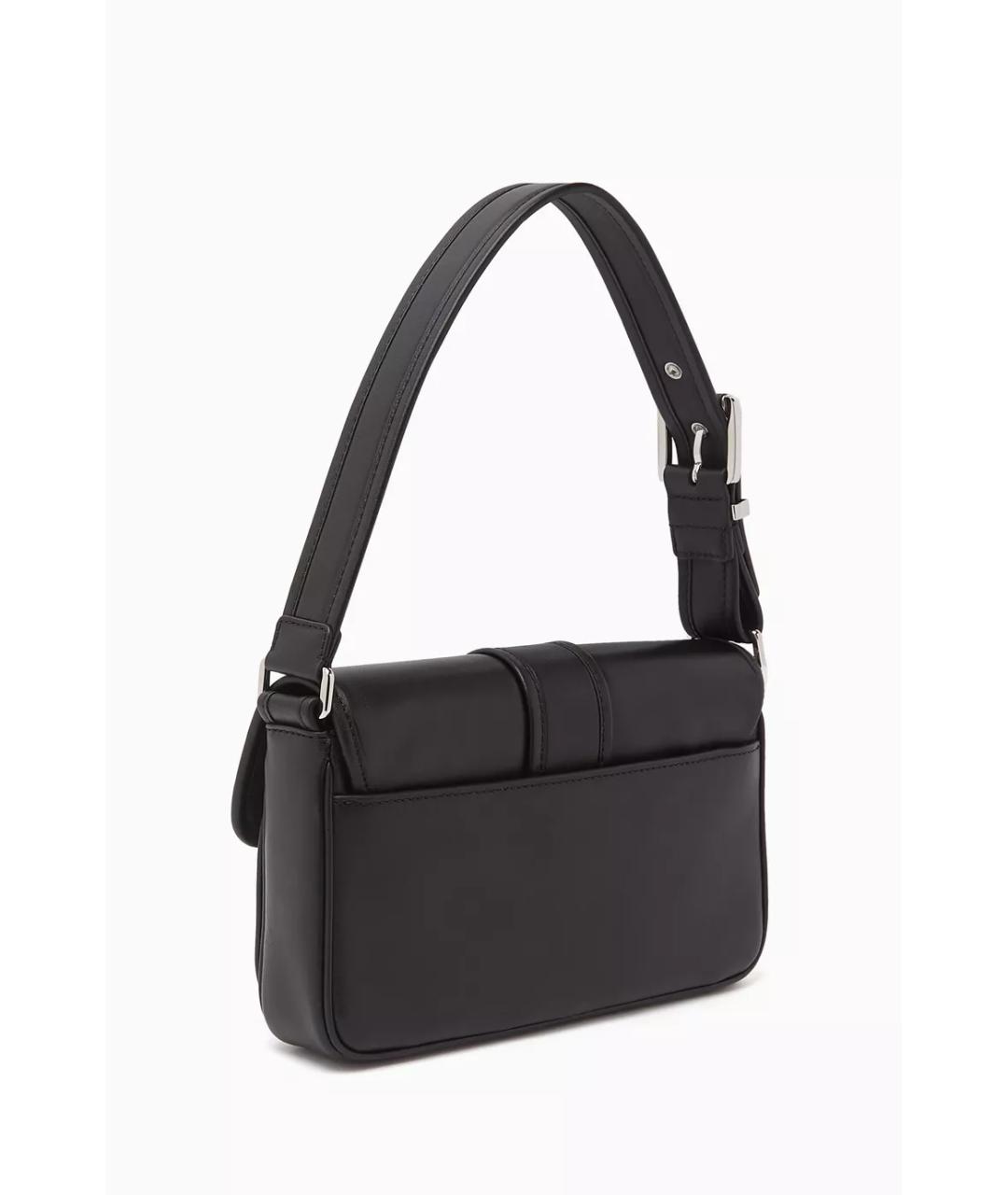 MICHAEL KORS Черная кожаная сумка с короткими ручками, фото 3