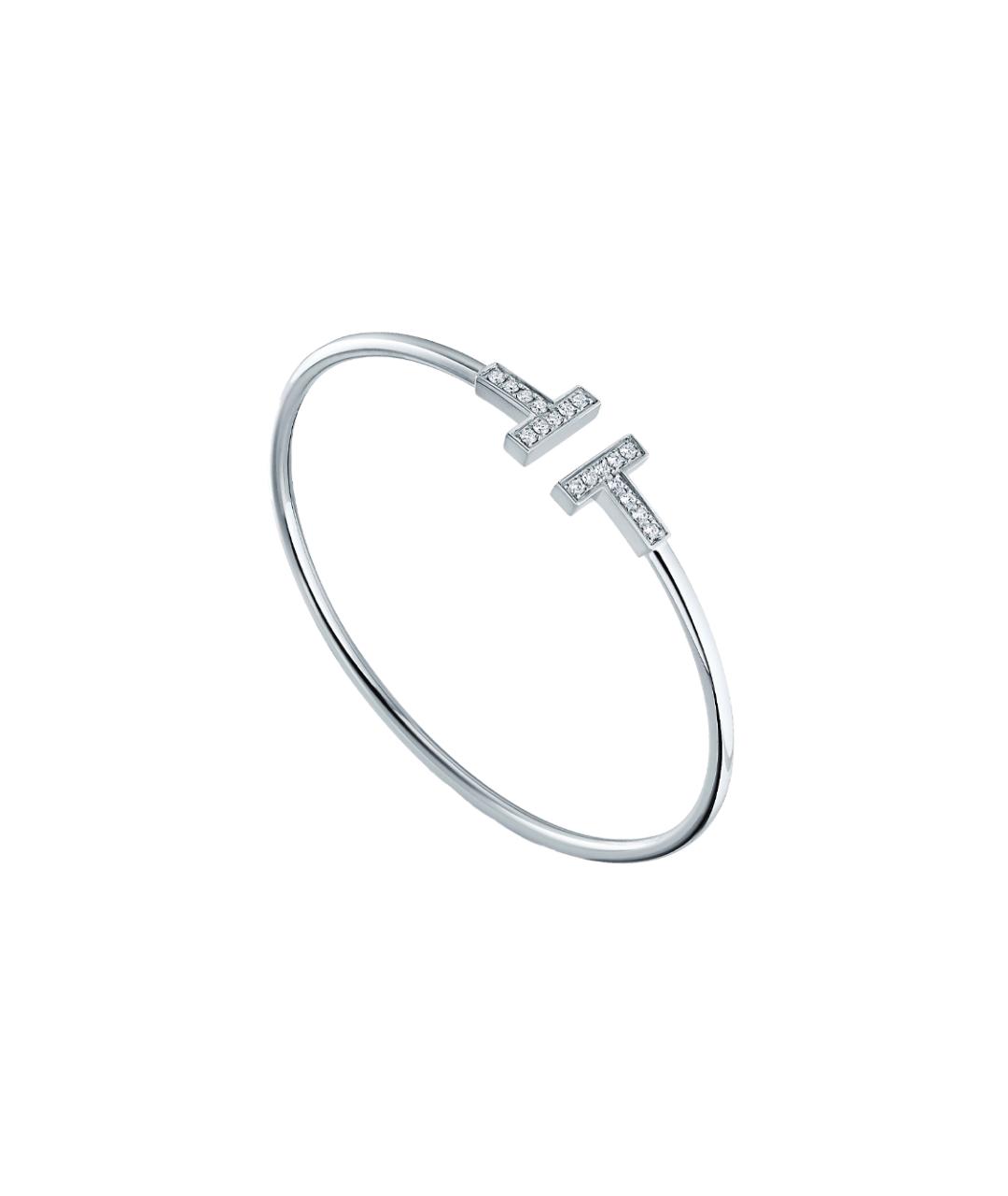 TIFFANY&CO Серебрянный браслет из белого золота, фото 4
