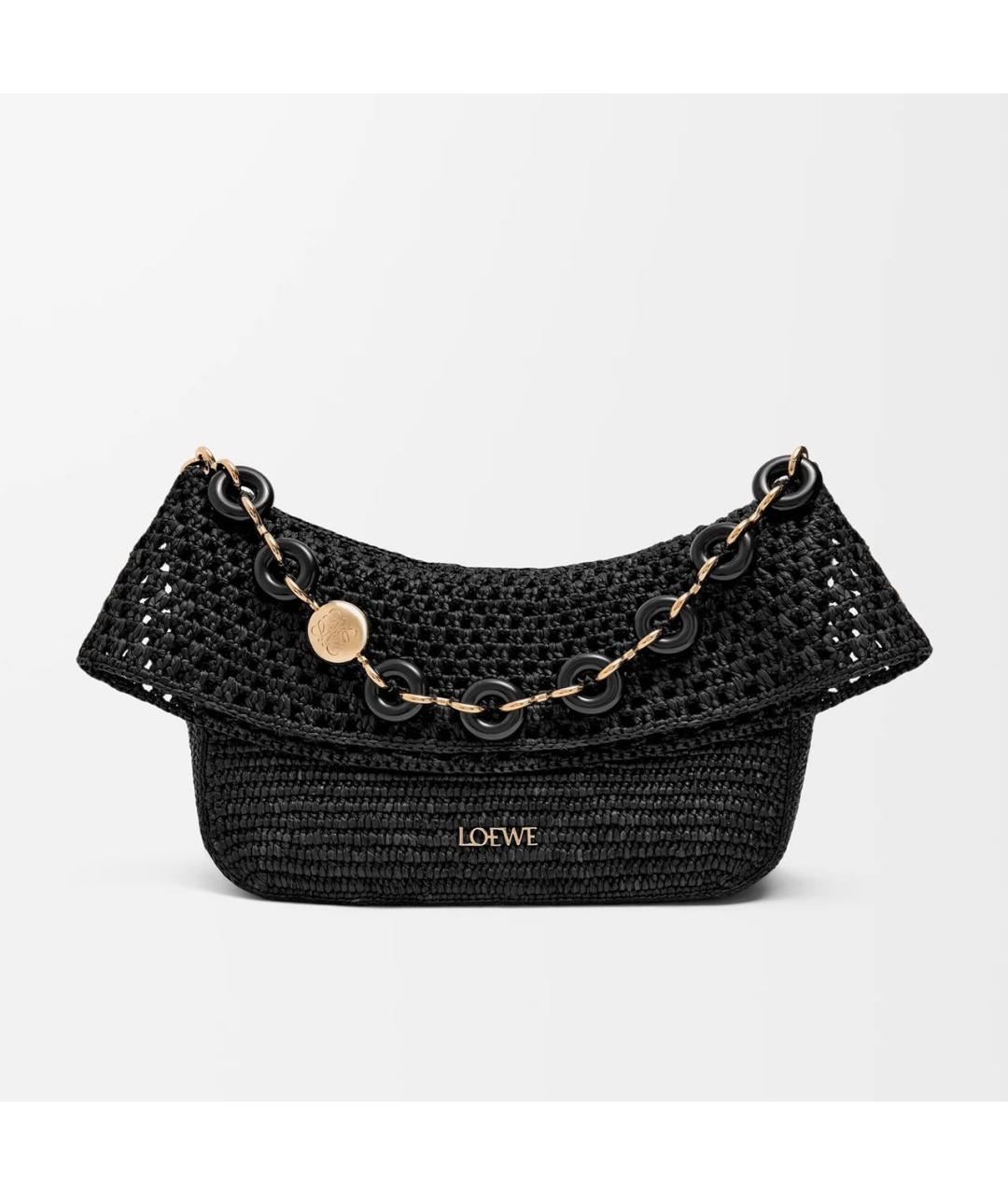 LOEWE Черная кожаная сумка через плечо, фото 8