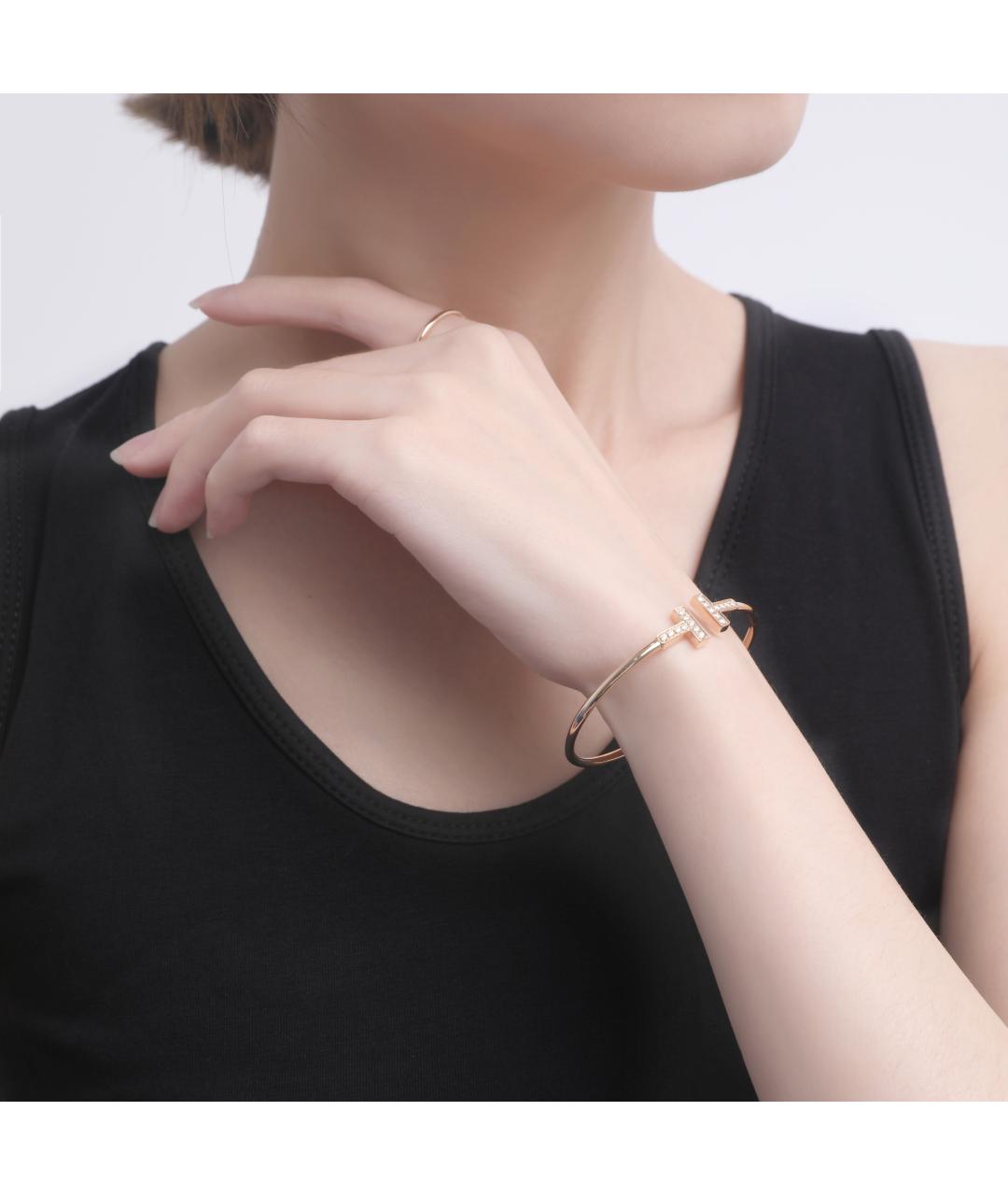 TIFFANY&CO Золотой браслет из розового золота, фото 4