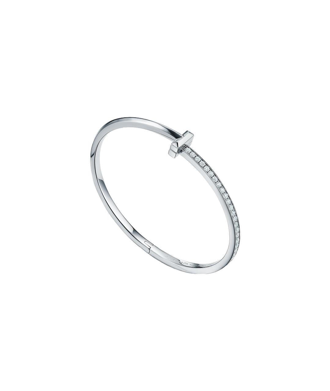 TIFFANY&CO Серебрянный браслет из белого золота, фото 2