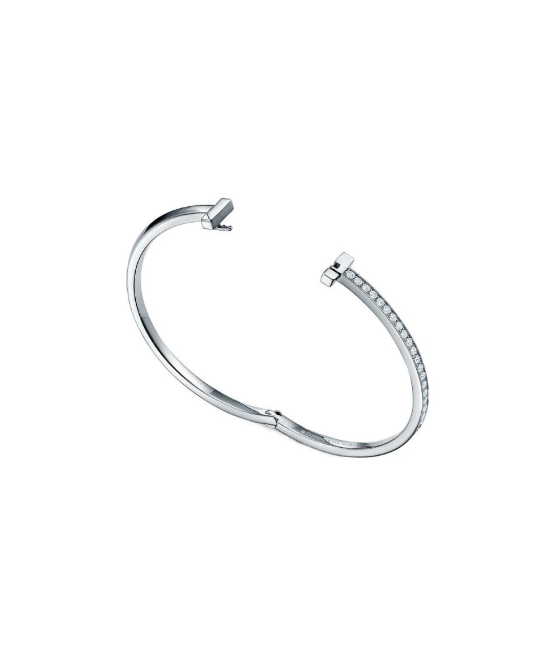 TIFFANY&CO Серебрянный браслет из белого золота, фото 3