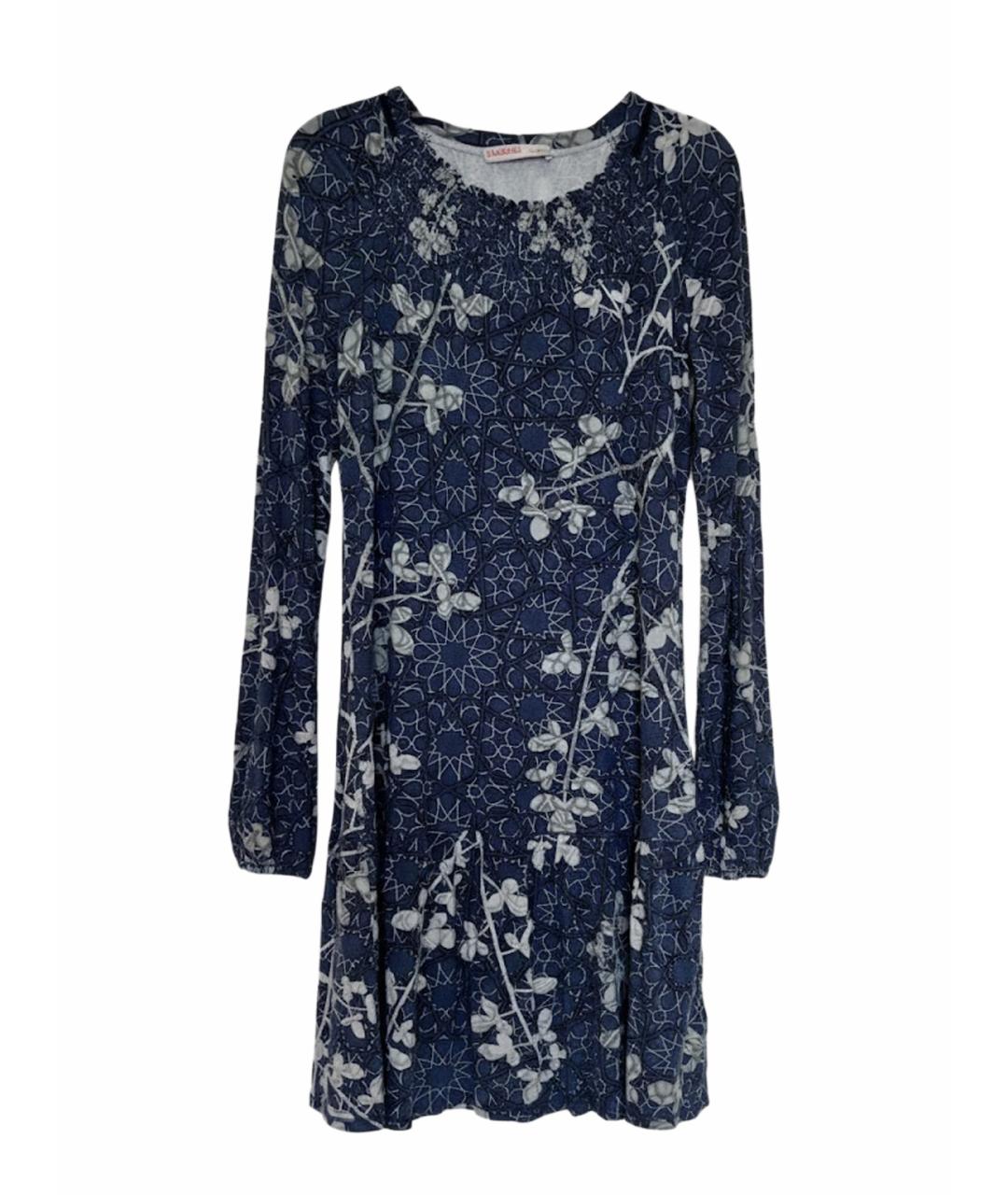 LIU JO Темно-синее вискозное повседневное платье, фото 1