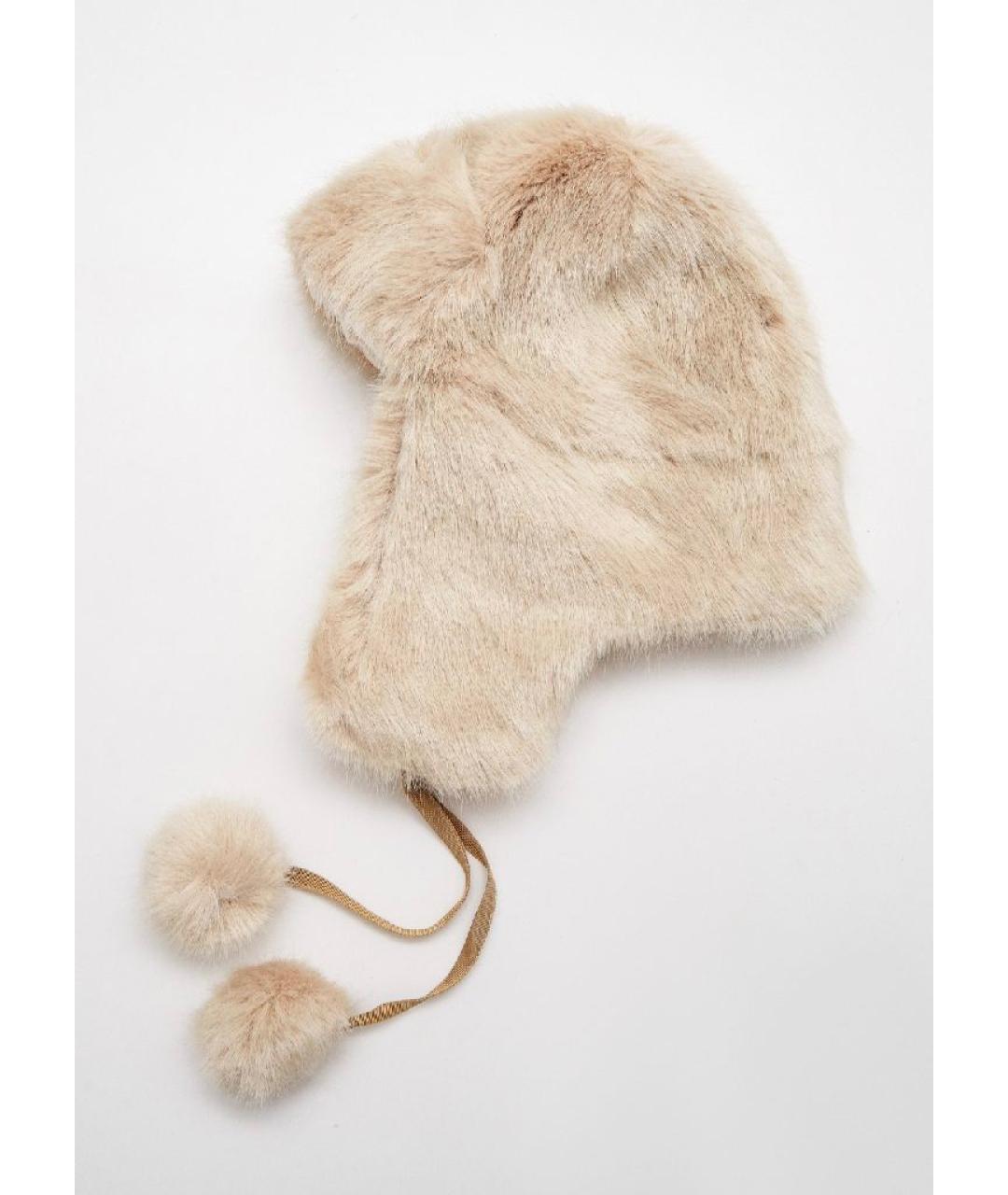 MAX&CO Бежевая шапка, фото 6