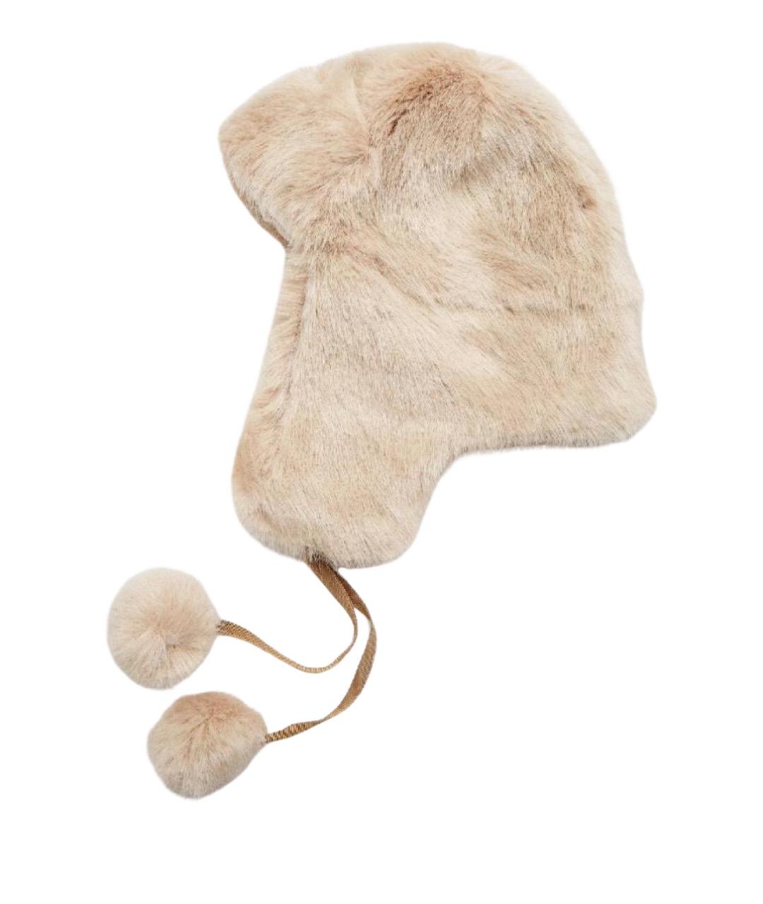 MAX&CO Бежевая шапка, фото 1