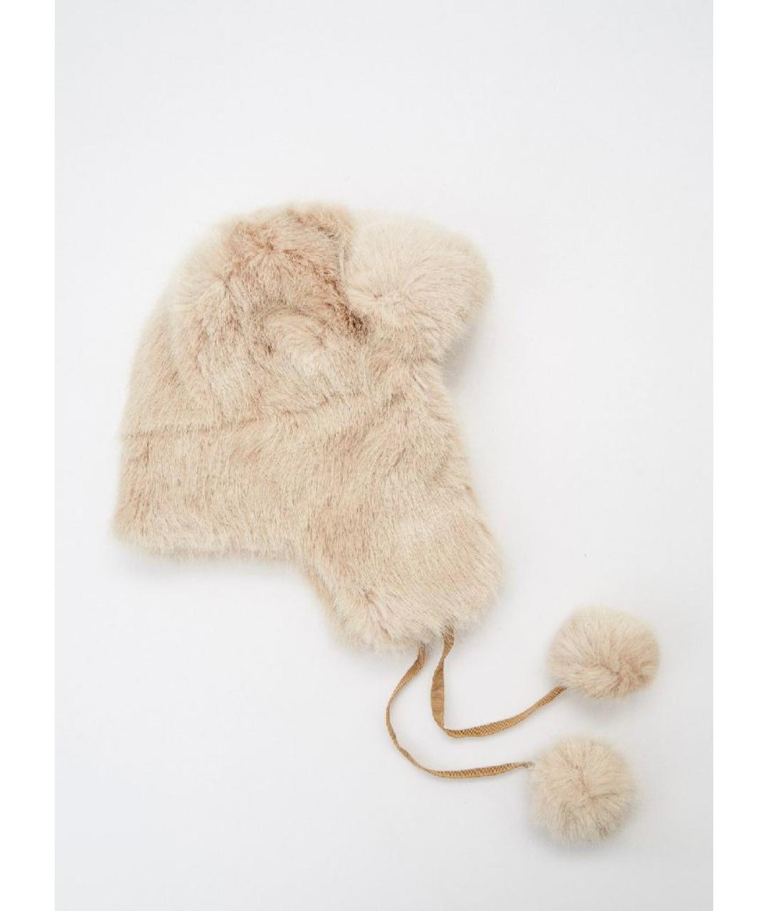 MAX&CO Бежевая шапка, фото 2