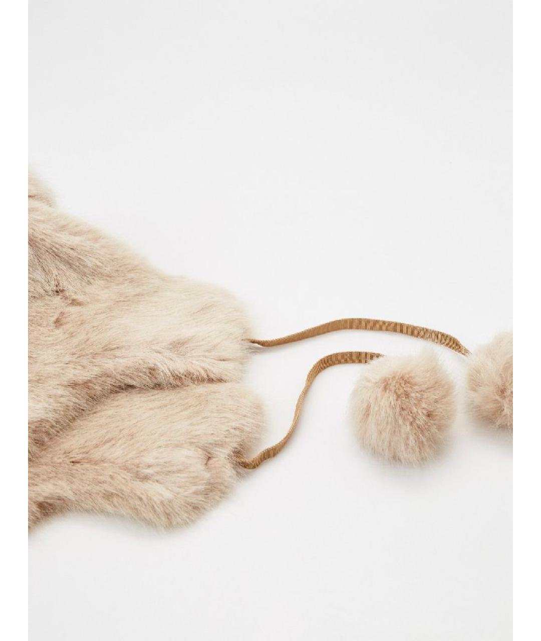 MAX&CO Бежевая шапка, фото 3