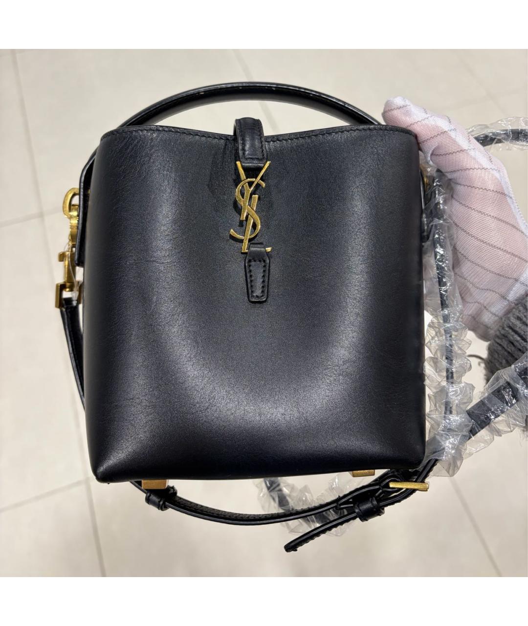 SAINT LAURENT Кожаная сумка через плечо, фото 2