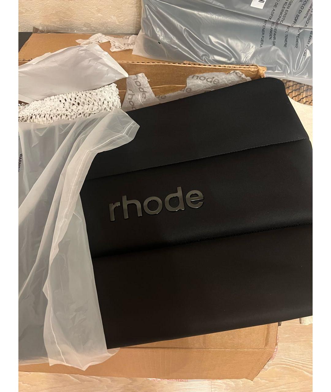 Rhode Черная синтетическая косметичка, фото 2