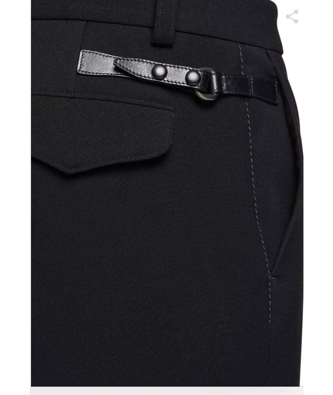 ROBERTO CAVALLI Черные классические брюки, фото 4