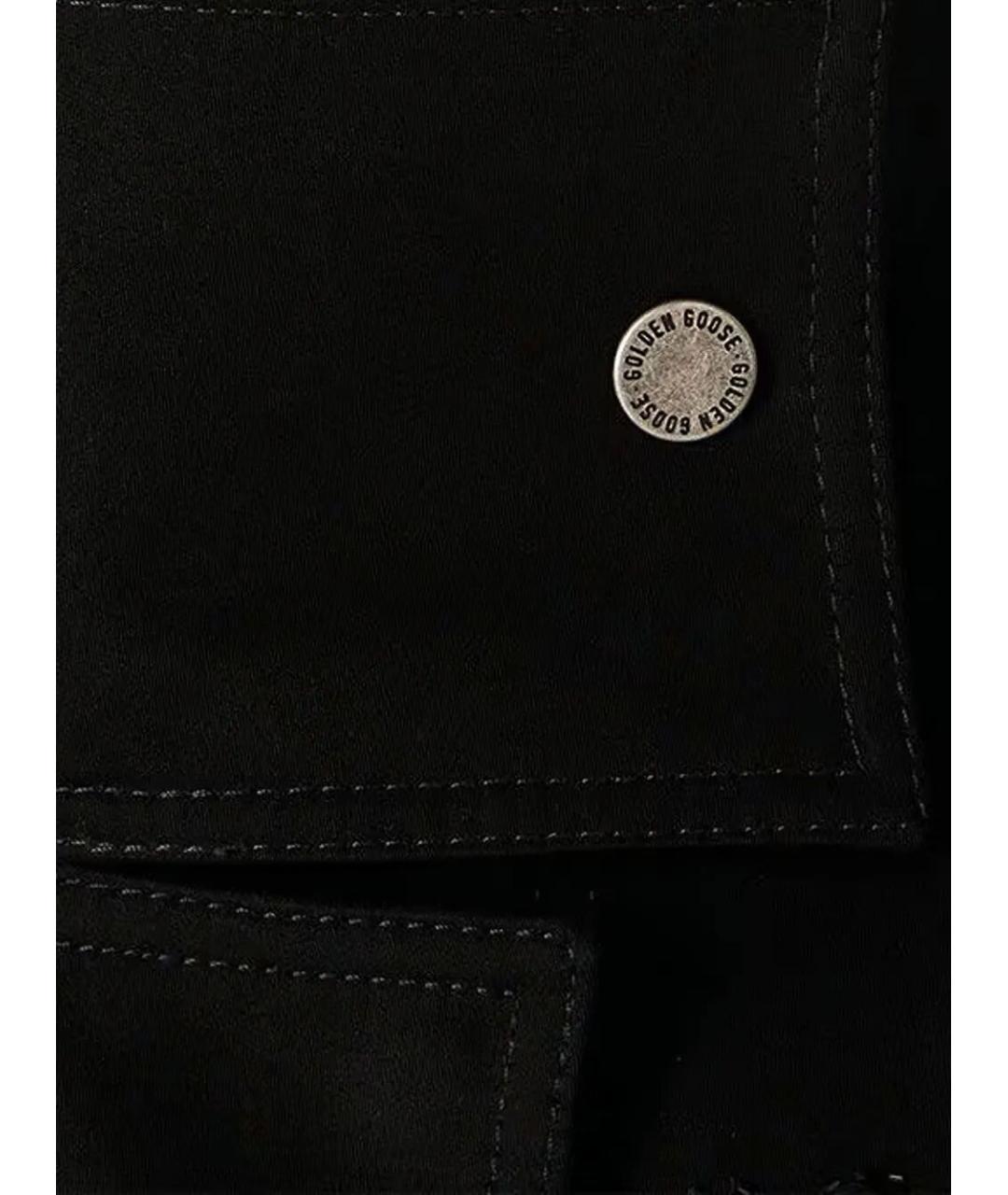 GOLDEN GOOSE DELUXE BRAND Черная хлопковая куртка, фото 3