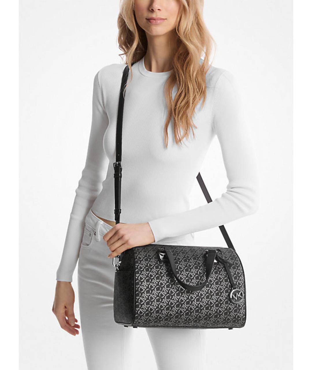 MICHAEL KORS Черная сумка с короткими ручками, фото 3