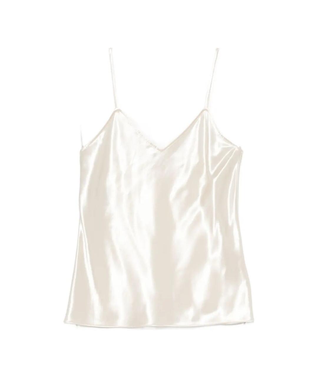 ALBERTA FERRETTI Белая хлопковая блузы, фото 1