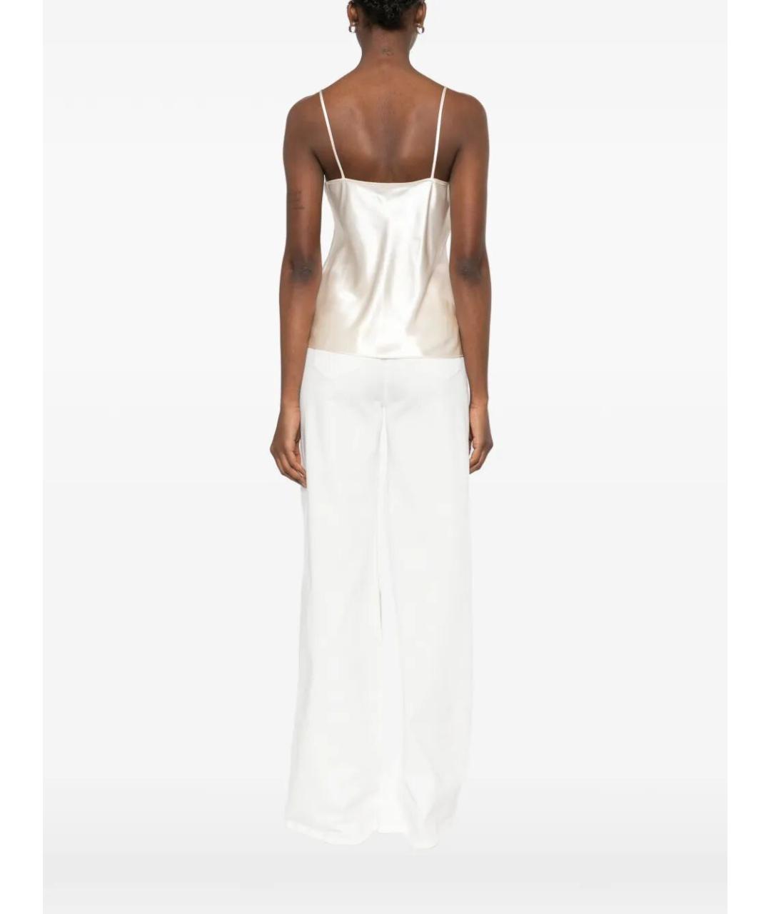 ALBERTA FERRETTI Белая хлопковая блузы, фото 4