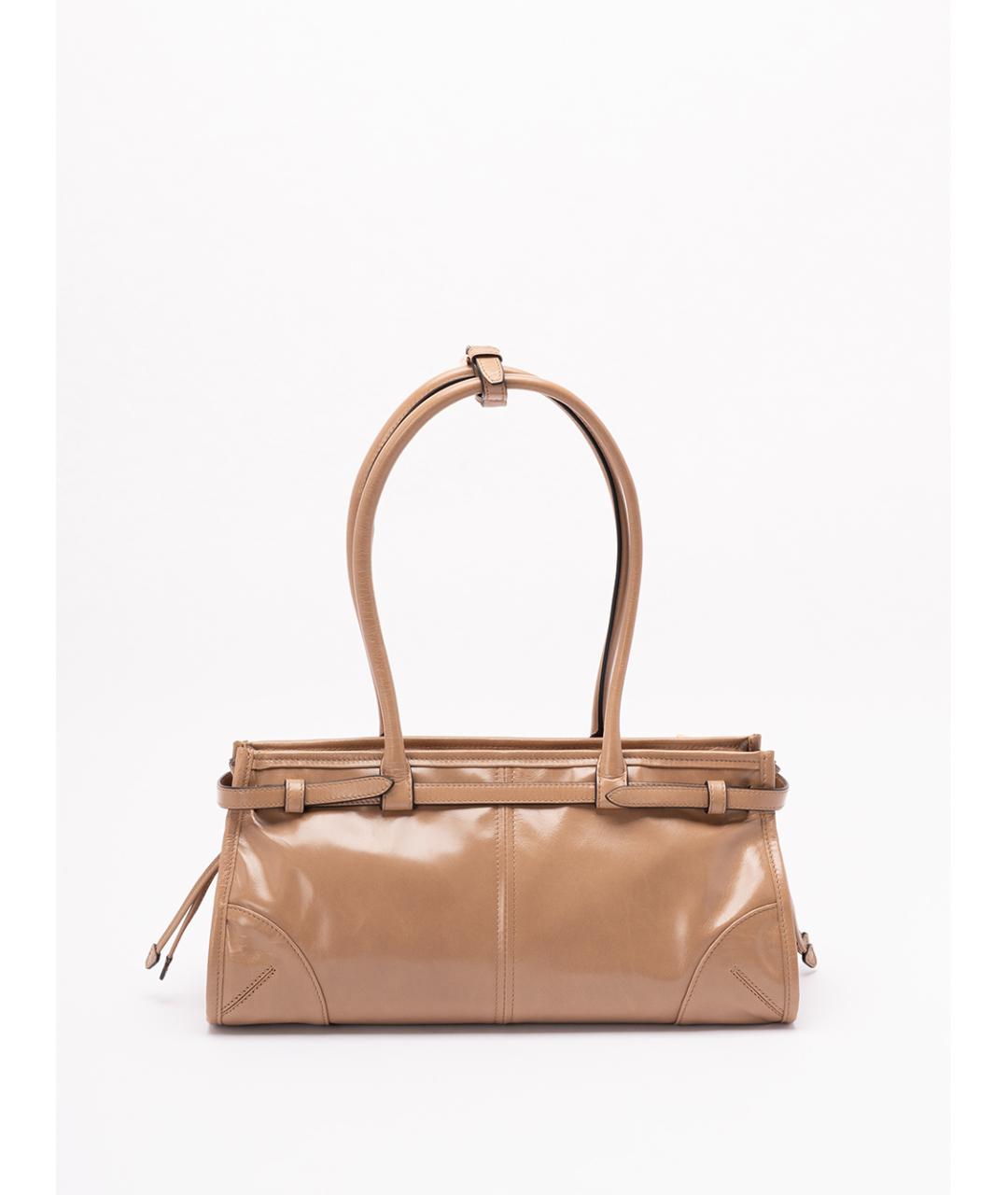 PRADA Бежевая кожаная сумка тоут, фото 2