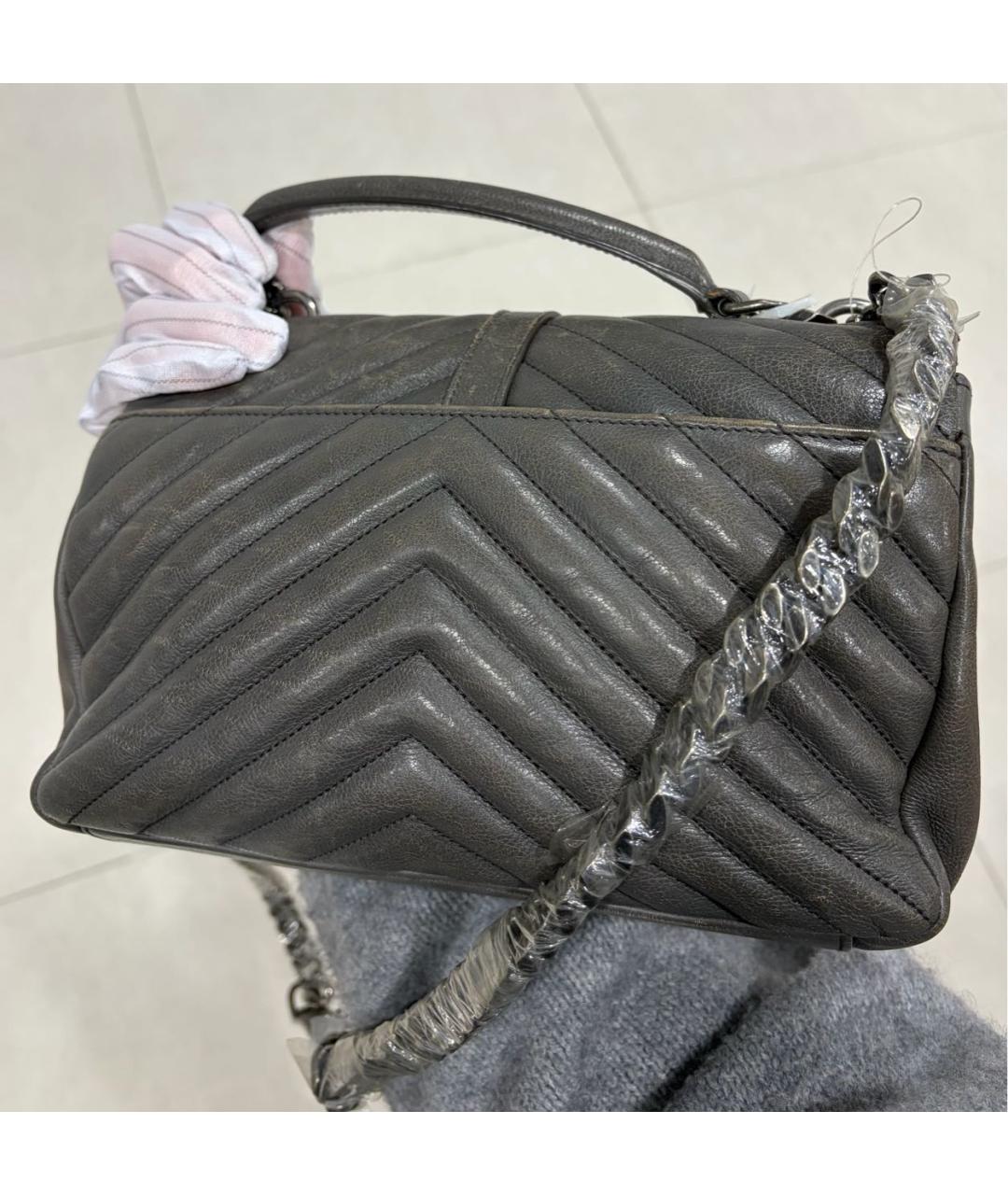 SAINT LAURENT Кожаная сумка через плечо, фото 3