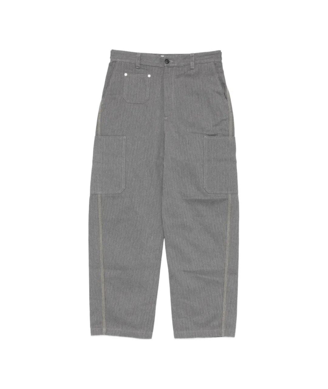 GIVENCHY Серые хлопковые прямые джинсы, фото 1