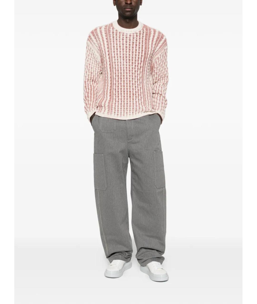 GIVENCHY Серые хлопковые прямые джинсы, фото 2