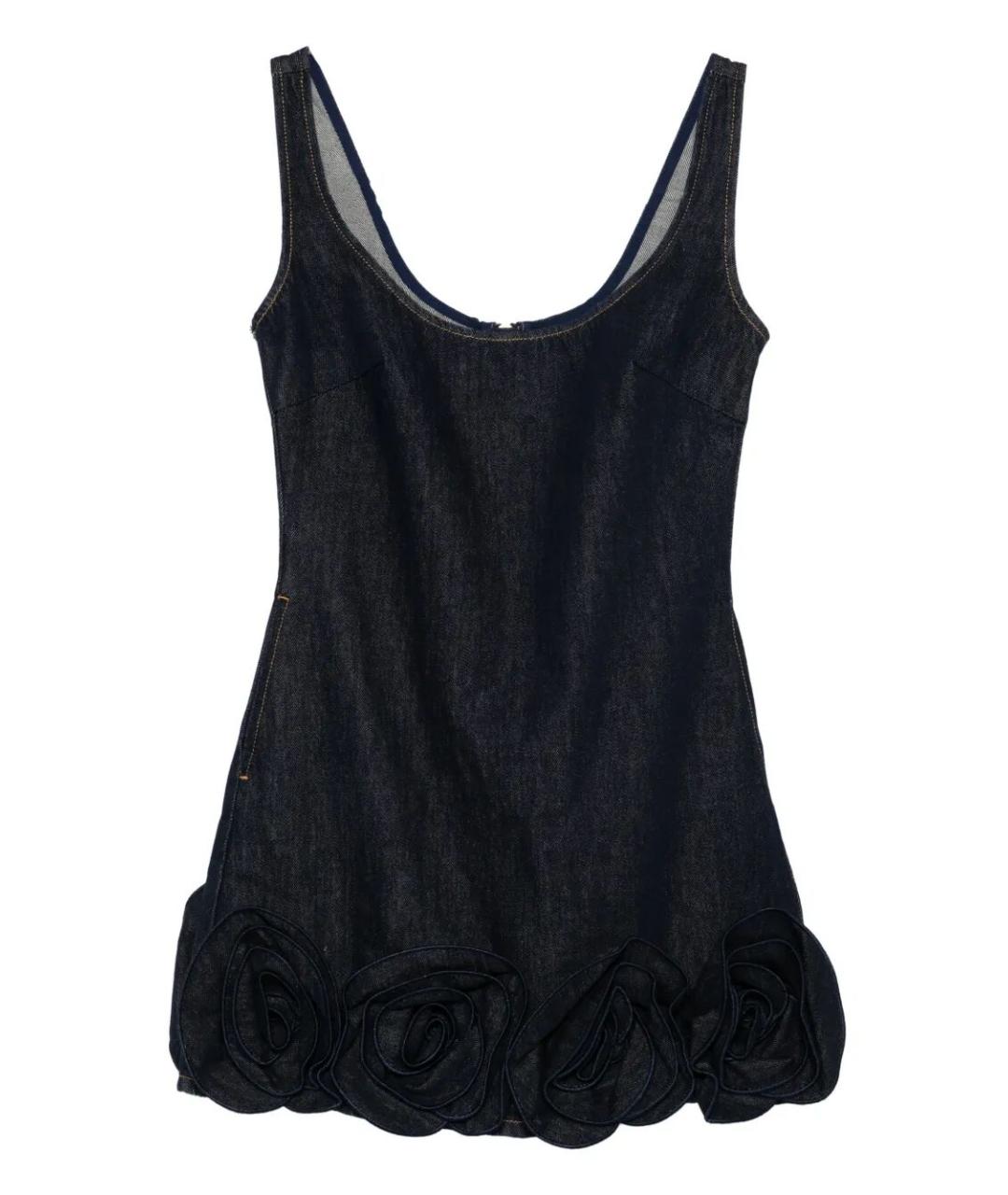 SELF-PORTRAIT Синее хлопковое платье, фото 1