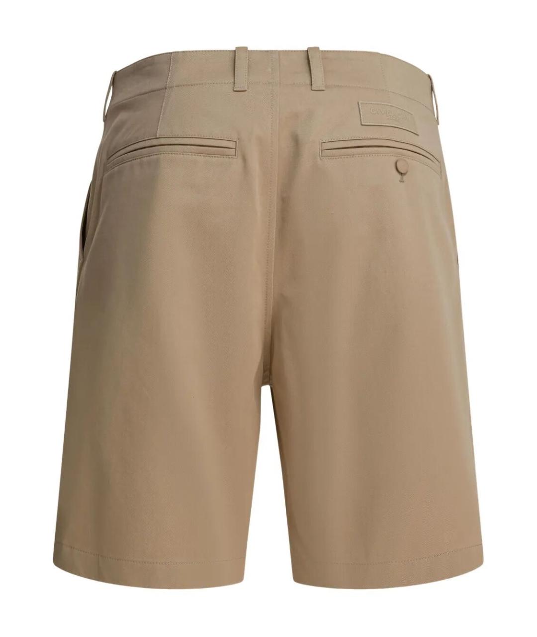 GIVENCHY Бежевые хлопковые шорты, фото 4