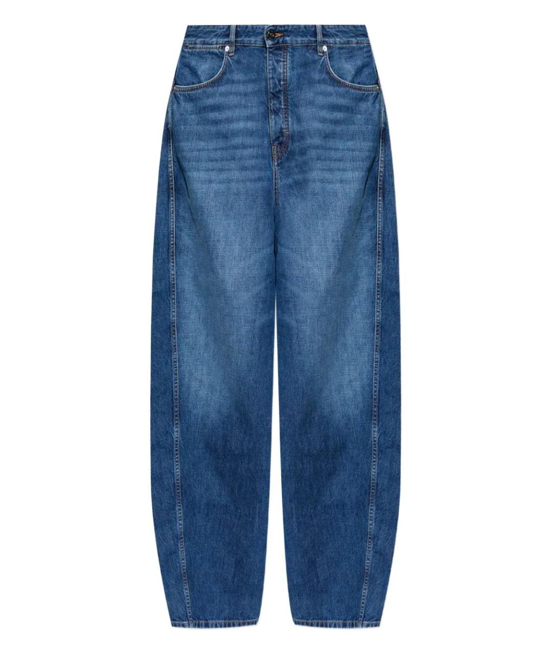 GIVENCHY Синие хлопковые прямые джинсы, фото 1