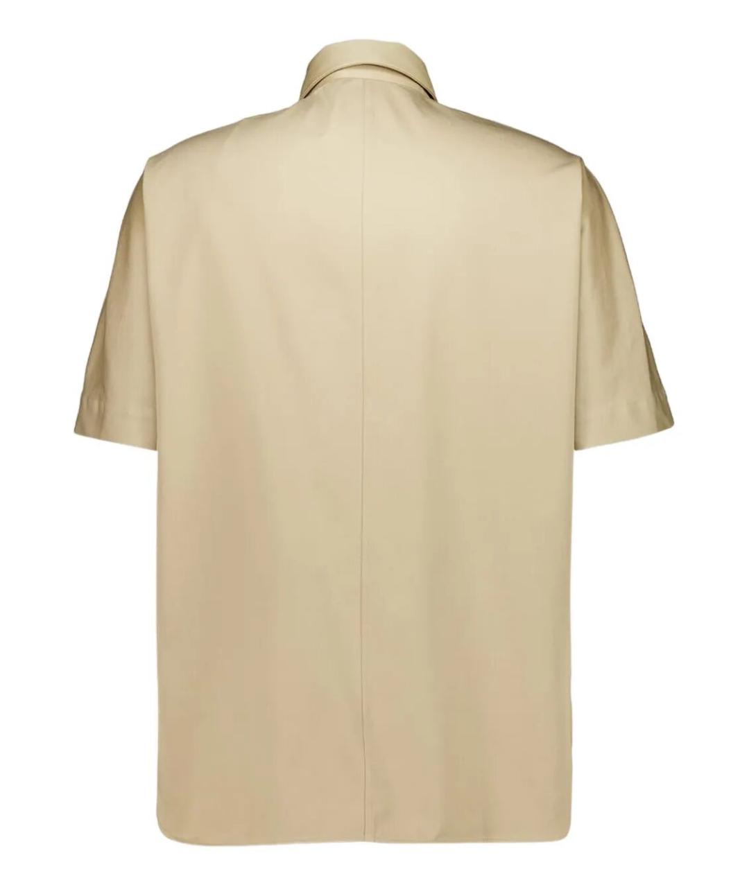 GIVENCHY Бежевая хлопковая кэжуал рубашка, фото 2