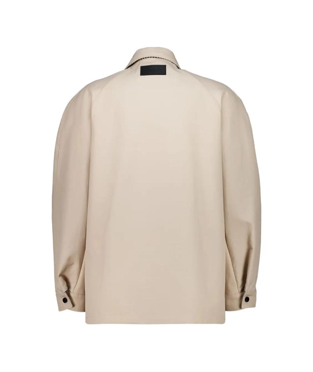 GIVENCHY Бежевая хлопковая куртка, фото 2